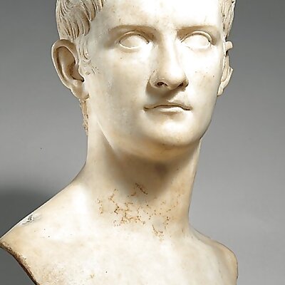 Marble portrait bust of the emperor Gaius known as Caligula