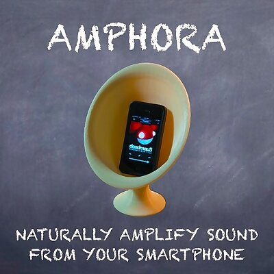 Amphora passive smartphone amplifier
