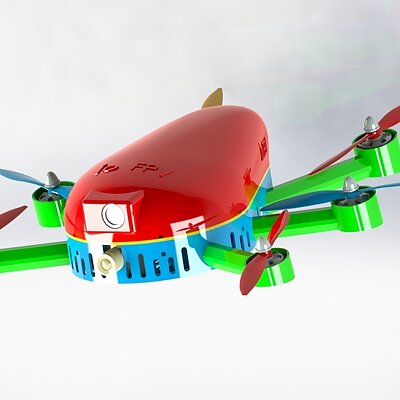 IO FPV A 3D PRINTED HEXACOPTER FOR FPV