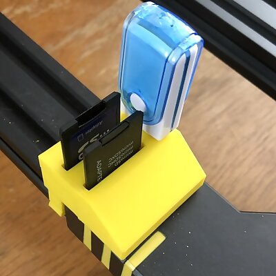 Anycubic Chiron USB and SD card holder