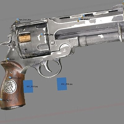 The Good Samaritan Prop Gun From the movie Hellboy Photogrammetry Scan