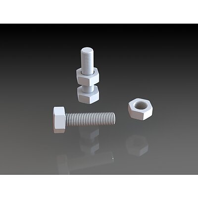 M8 Nut and Bolt M8 x 100mm pitch