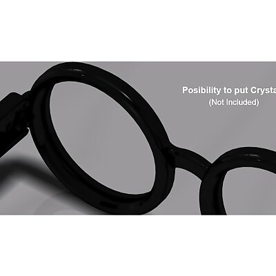 Harry Potter Glasses with possibility to put crystal inside