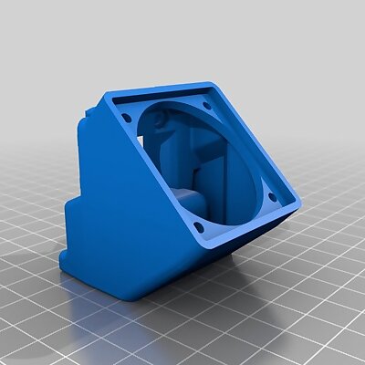 ender2 fan duct without the backend holescaled for fan