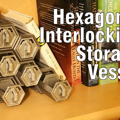 Hexagonal Interlocking Storage Vessel