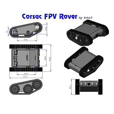 Corsac Mini FPV Rover