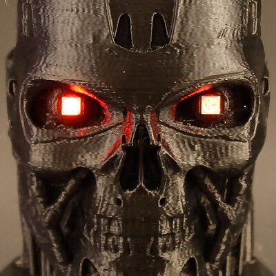 Electrified Terminator with LED eyes