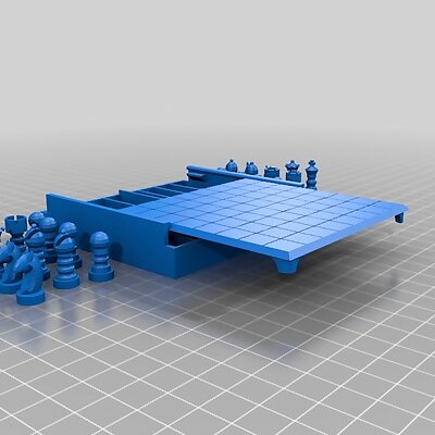 Micro Chess Table Piece Holder Display
