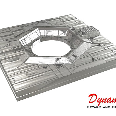 Death Star Surface Tile 01H  Thermal Exhaust Port