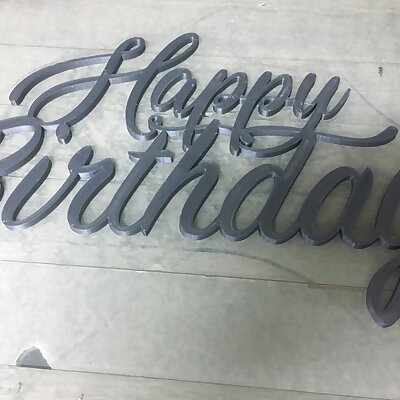 Happy Birthday letters