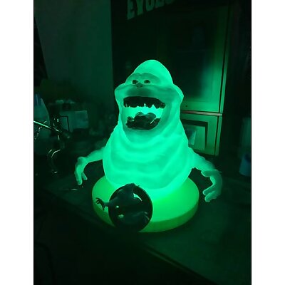GhostBusters  Slimer UV Glow in the dark lamp
