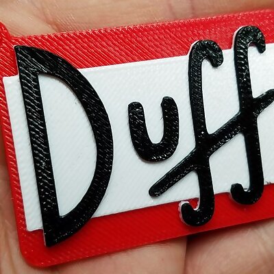Duff Beer Keychain