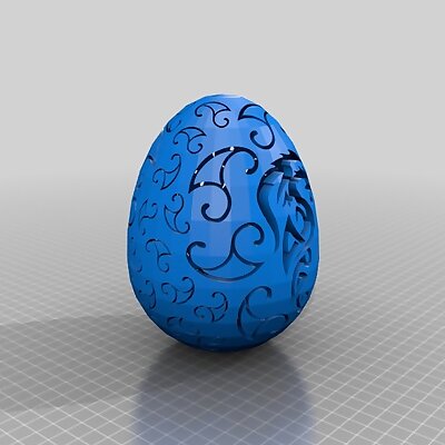 Celtic Dragon Egg Lamp