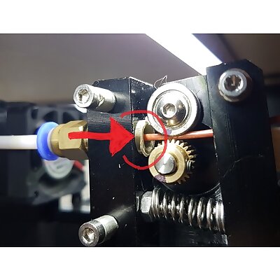 anet a8 extruder filament guide