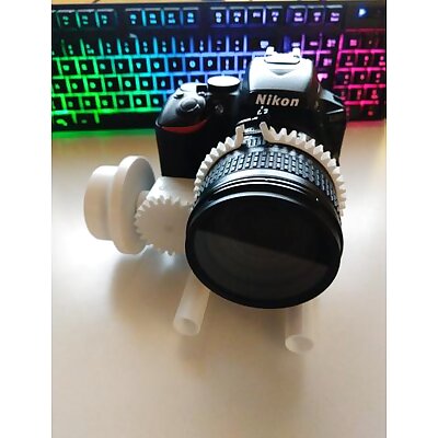 Follow3D Fully 3D printed follow focus and standard rail system