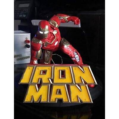 Iron Man Logo  Action Figure