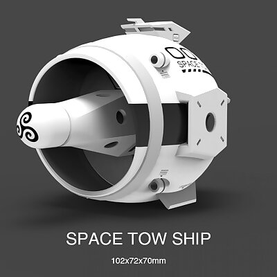 Space Tow Ship mechanical toy