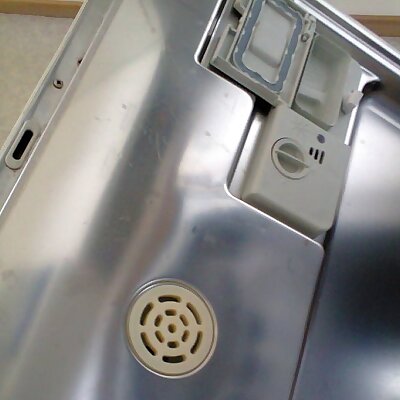 Dishwasher inside door diffuser grid replacement