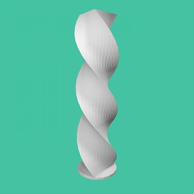 Tall Spiral Vase