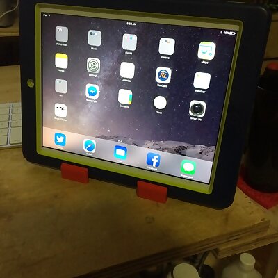 Tablet with case stand