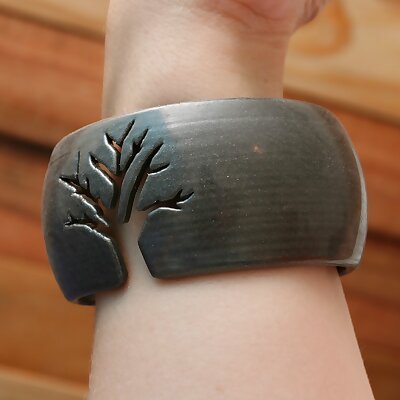 Tree Silhouette Bracelet