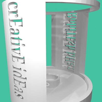 Curved Lithophane Stand