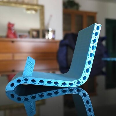 Hexagon lounger phone holder