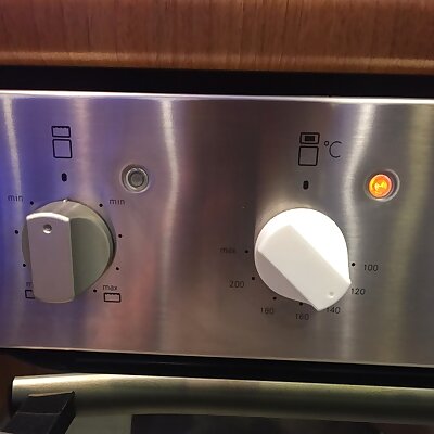 HOTPOINT DD53X Electric Double Oven Knob