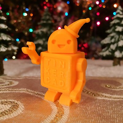 Santas Little Helper Robot Tinkercad Christmas