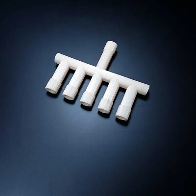 6mm 1 in 5 out Aquarium fittings