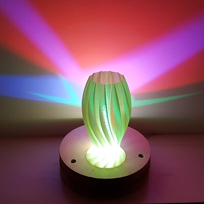 Wave Carved lamp