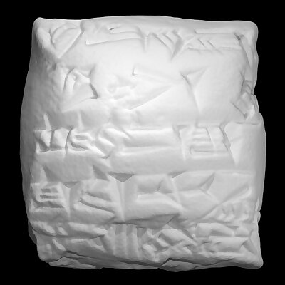 Cuneiform Tablet  Oil