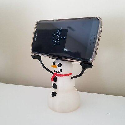 Snowman Phone Holder