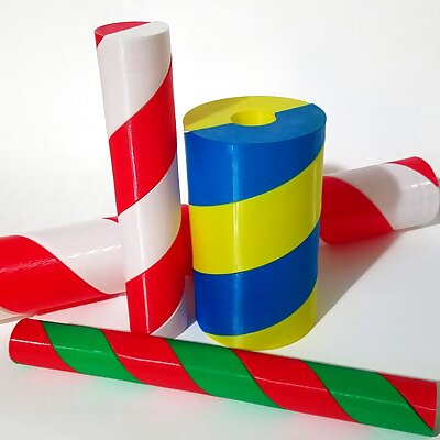 Candy Stripe Fidget Twisters