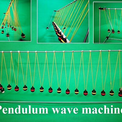 Pendulum wave machine
