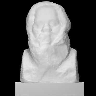 Unfinished bust of Socrates