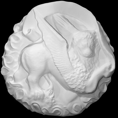 Emblem of Saint Mark winged lion