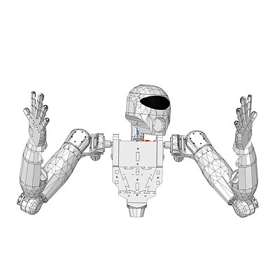 Humanoid Robotic Torso PROTO1
