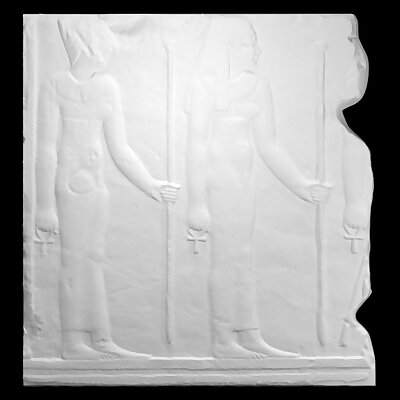 Relief fragment of two goddesses