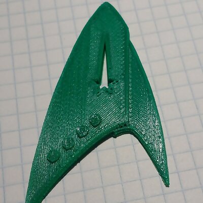 Star Trek Discovery Captain insignia badge