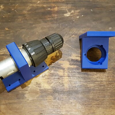Cordless drill motor mechanism bracket