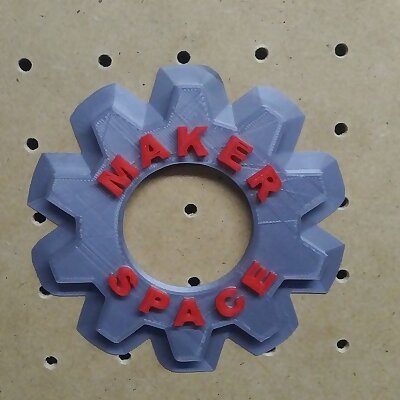 Maker Space Wall Gear Deco