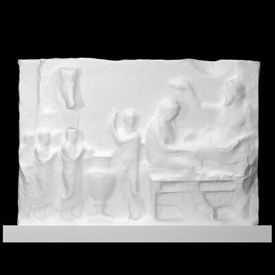 Votive relief showing a funerary banquet
