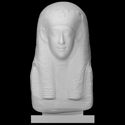An Egyptian gilt cartonnage mummy mask