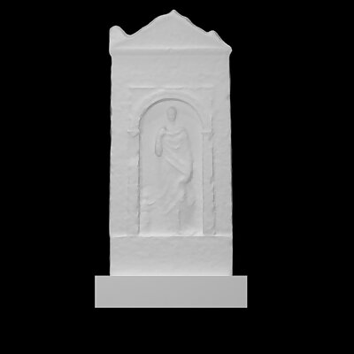 Grave stele in the form of a naiskos