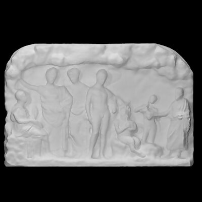 Votive relief and base