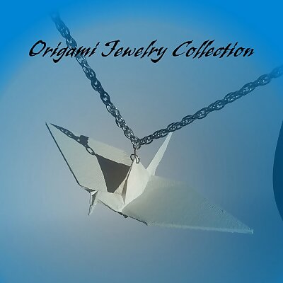 Paper Origami Inspired Jewellery Collection Charm Pendants Crane Flower Hat Boat Plane star butterfly swan rabbit cat dog unicorn fox turtle Parrot