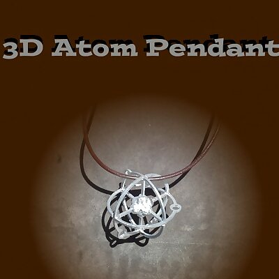 Atom Jewellery Science geek gift Pendant necklace