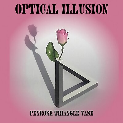 Optical Illusion Vase Triangle Twist Impossible Penrose Triangle