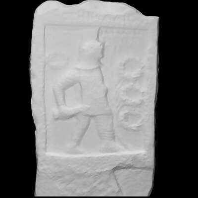 Grave stele of a gladiator